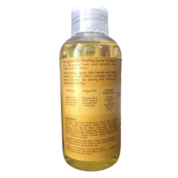 Shea Moisture Raw Shea Butter Reconstructive Finishing Elixir 4 Oz (AA28) - Picture 4 of 4